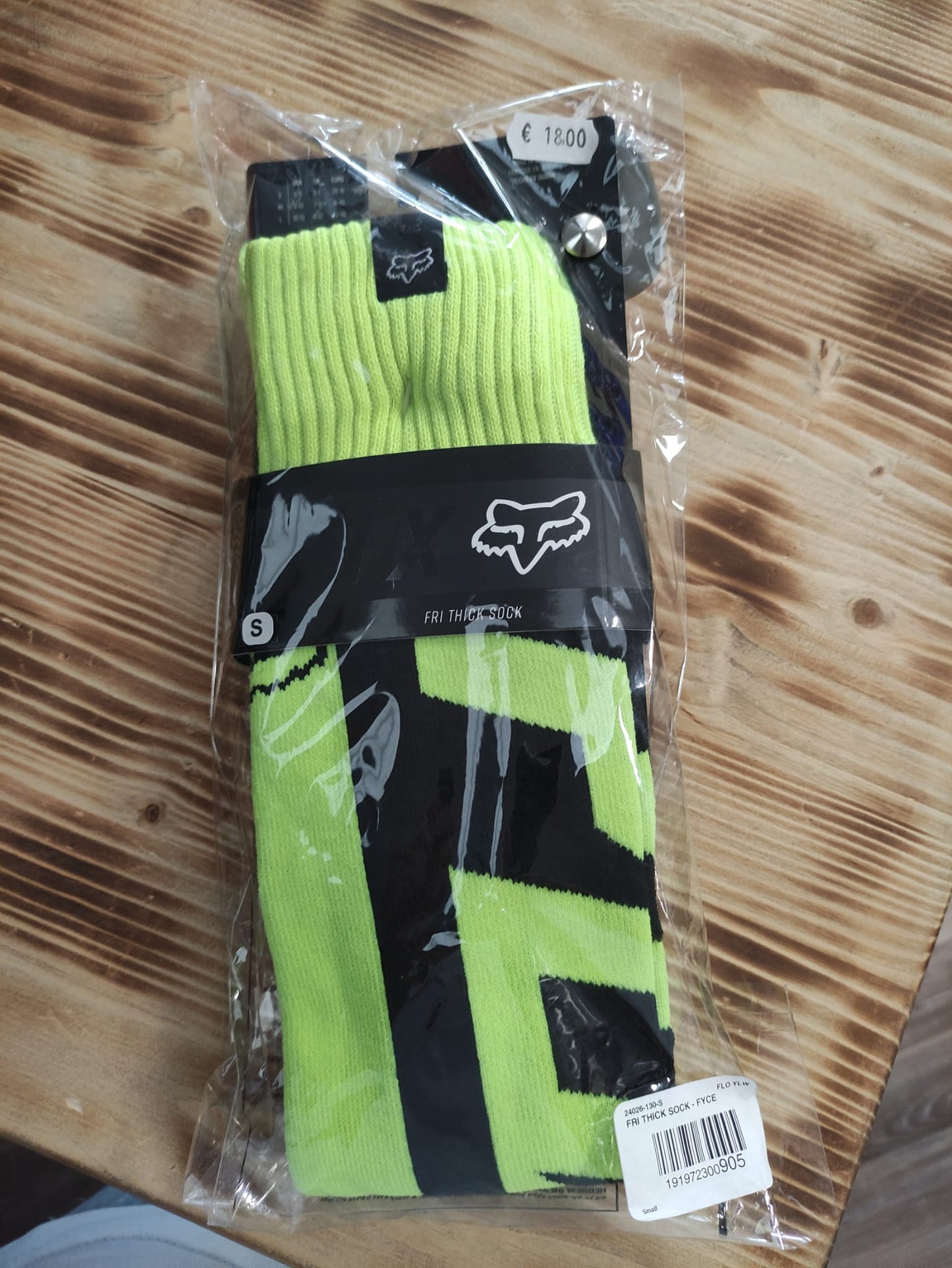 Calze Fox Fri Thick Sock Fyce Yellow Fluo