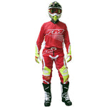 Completo FM Racing Rosso, Giallo e Bianco